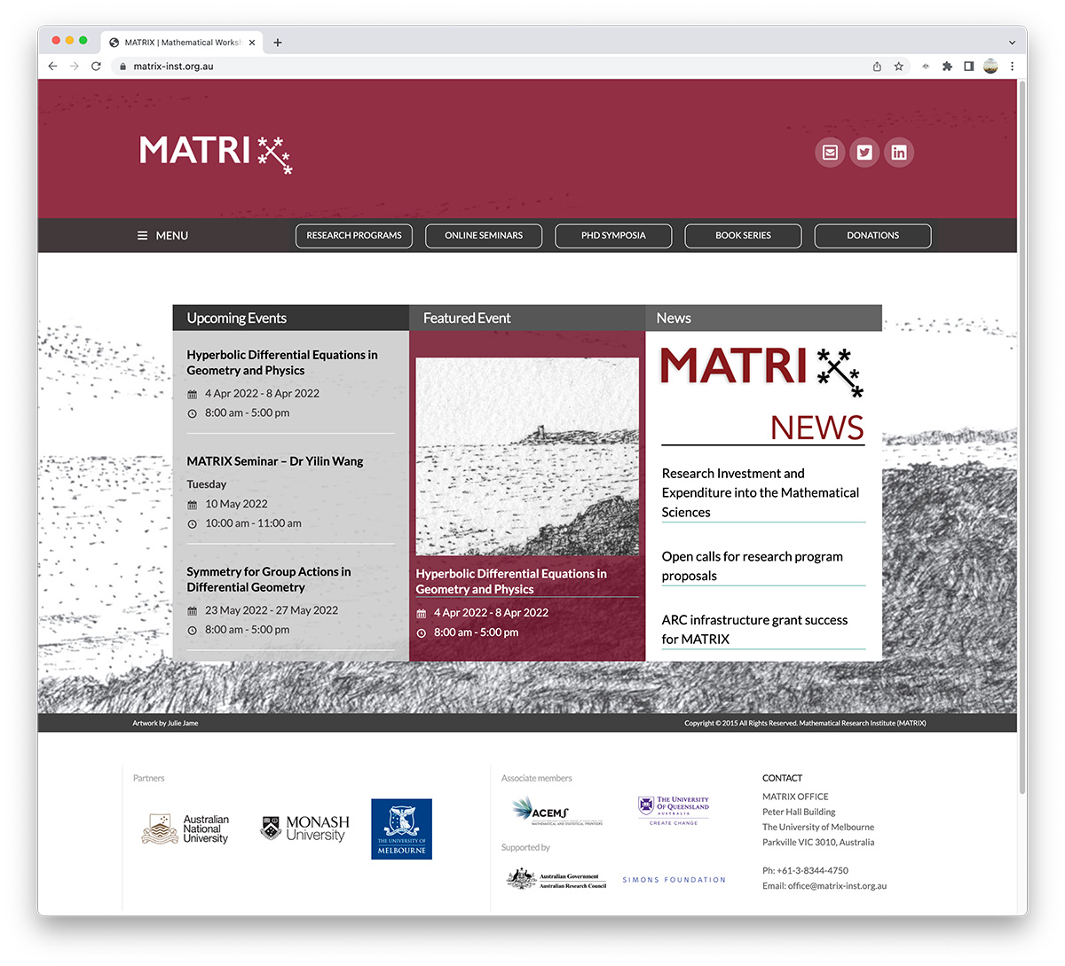 Matrix website